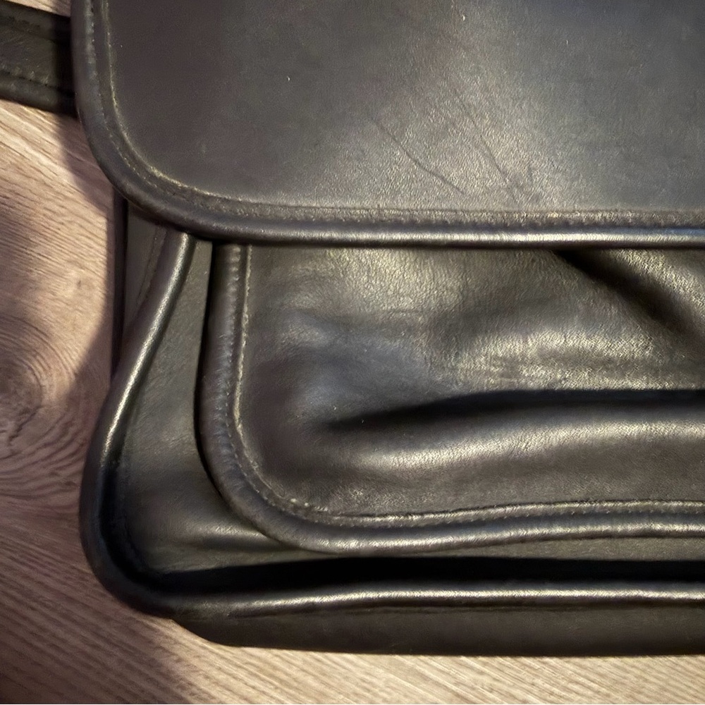 Vintage Coach Metropolitan Leather Briefcase Messenger Crossbody Bag Model 5180. - Picture 11 of 11